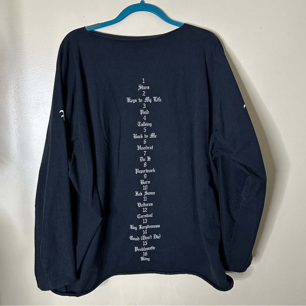 Yeezy Vultures Long Sleeve Oversized Tee Size 3 YZY - Picture 6 of 8